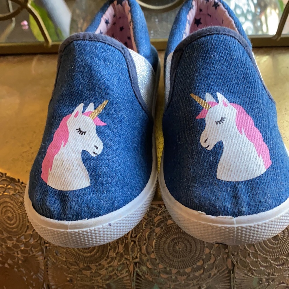 Little girls denim slide ons!